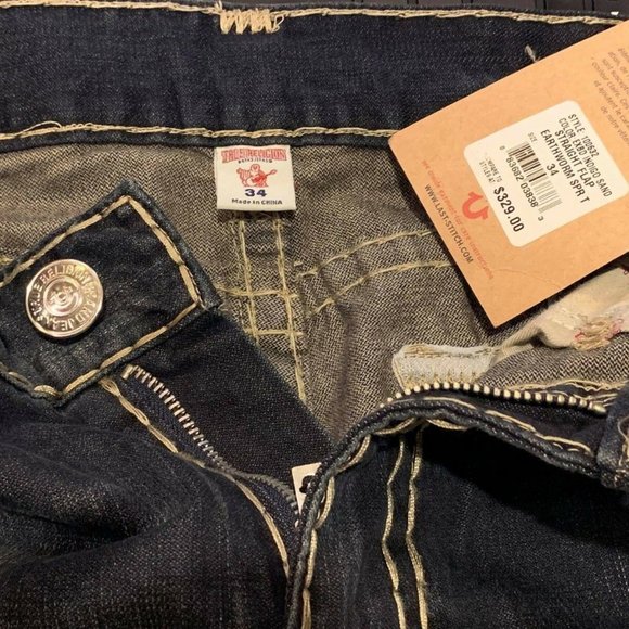True Religion Men’s Super T Straight Jeans - Picture 7 of 8